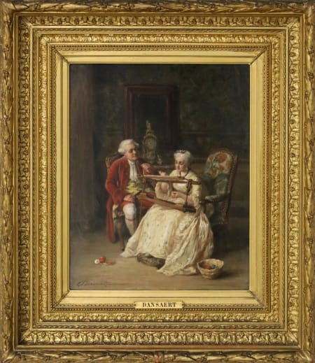 Leon Marie Costant Dansaert — L'ora del ricamo